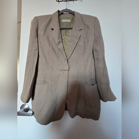 Emporio Armani Jackets & Blazers - Emporio Armani Tan Women's Jacket